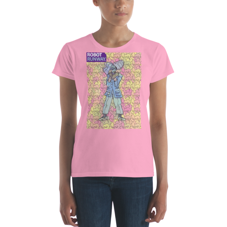 Robot Runway™ Sassybot Women’s short sleeve t-shirt