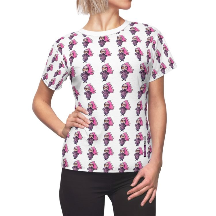 Robot Runway™ LadyBot Motif Women’s Tee