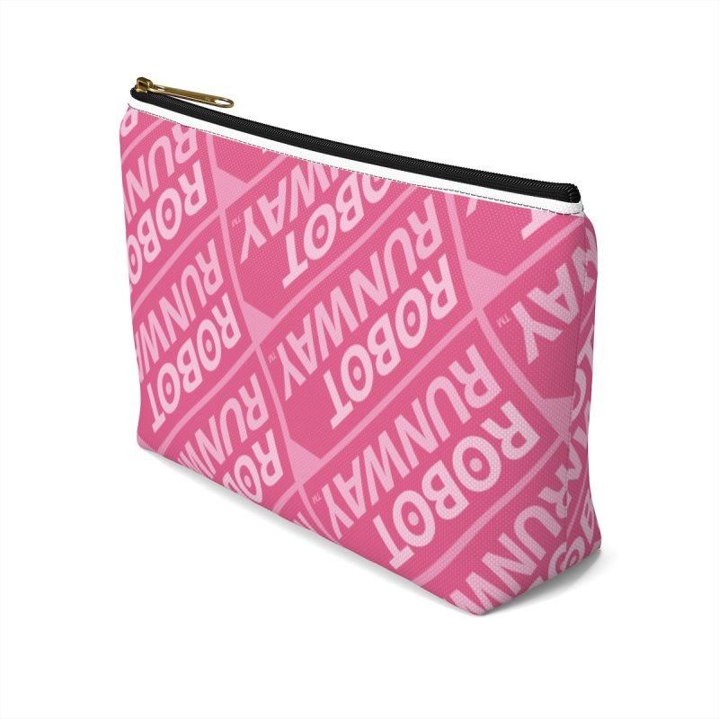 Robot Runway™ Pink Motif Accessory Pouch w T-bottom - Image 10