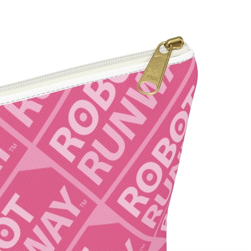Robot Runway™ Pink Motif Accessory Pouch w T-bottom - Image 5
