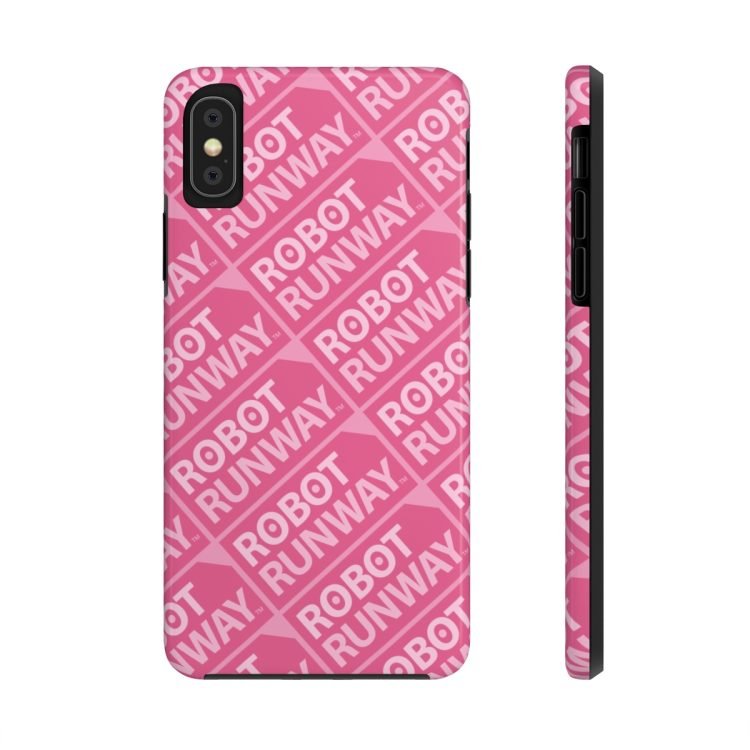 Robot Runway™ Pink Motif Case Mate Tough Phone Cases