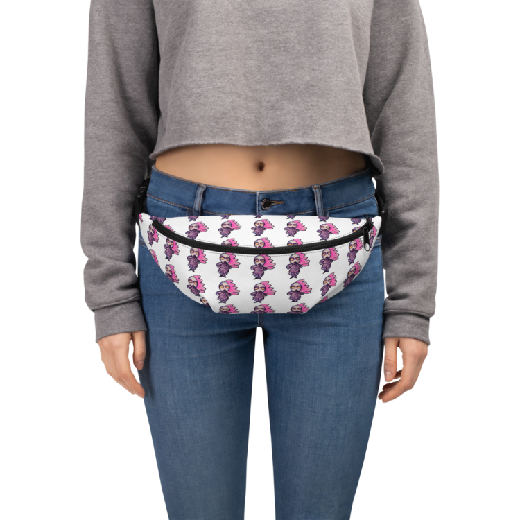 Robot Runway LadyBot Motif Fanny Pack