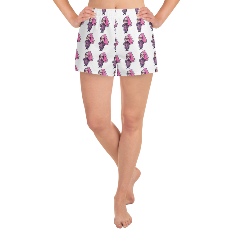 Robot Runway LadyBot Women’s Athletic Short Shorts
