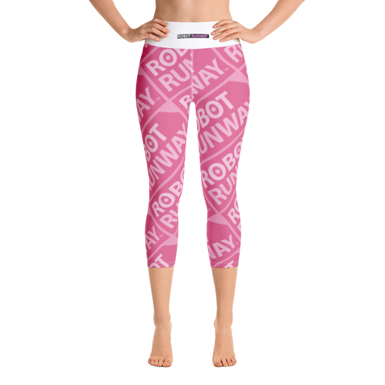 Robot Runway Yoga Capri Leggings