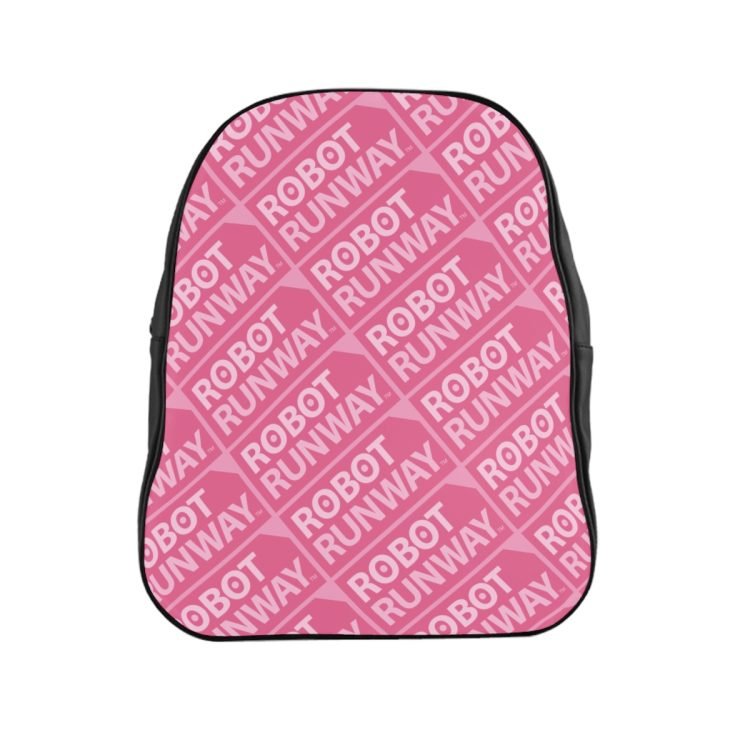 Robot Runway™ Pink Motif Backpack