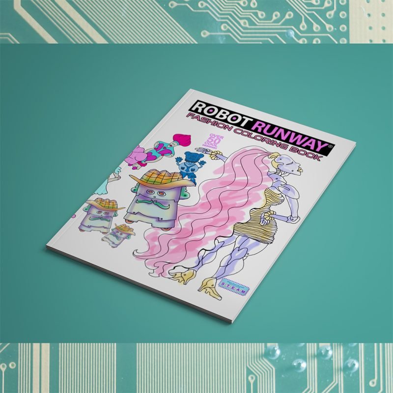 Robot Runway® Fashion Coloring Book - Image 2