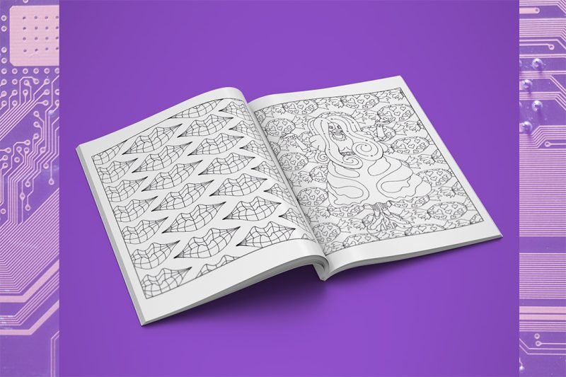 Robot Runway® Fashion Coloring Book - Image 5