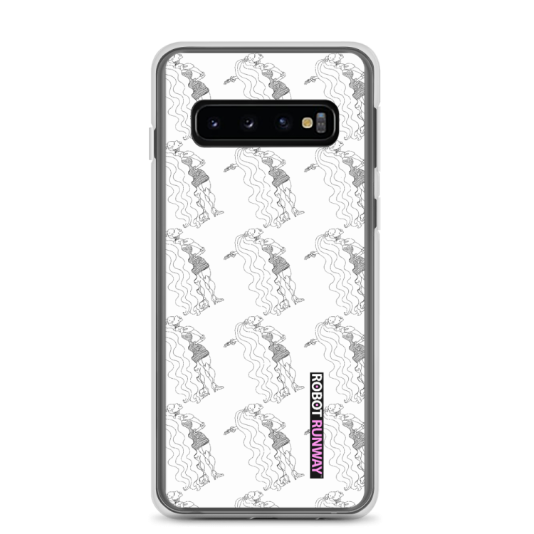 ROBOT RUNWAY Ladybot Black & White Motif Samsung Case