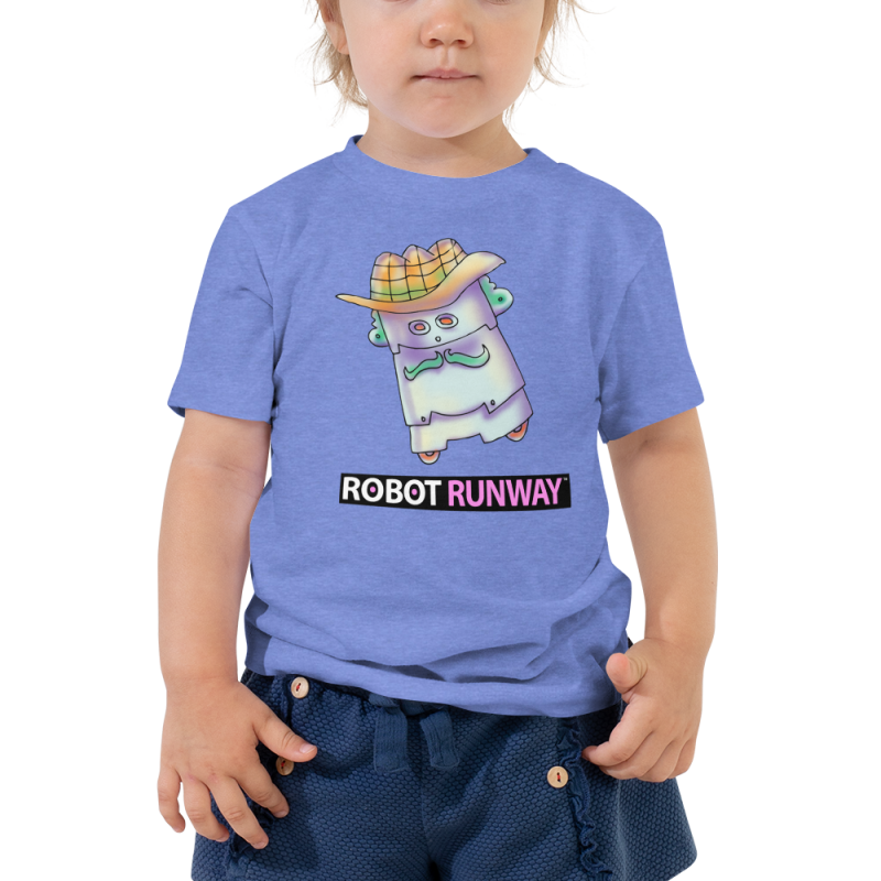 Robot Runway® Toddler Short Sleeve Tee – Captain Sheriff© - Image 6