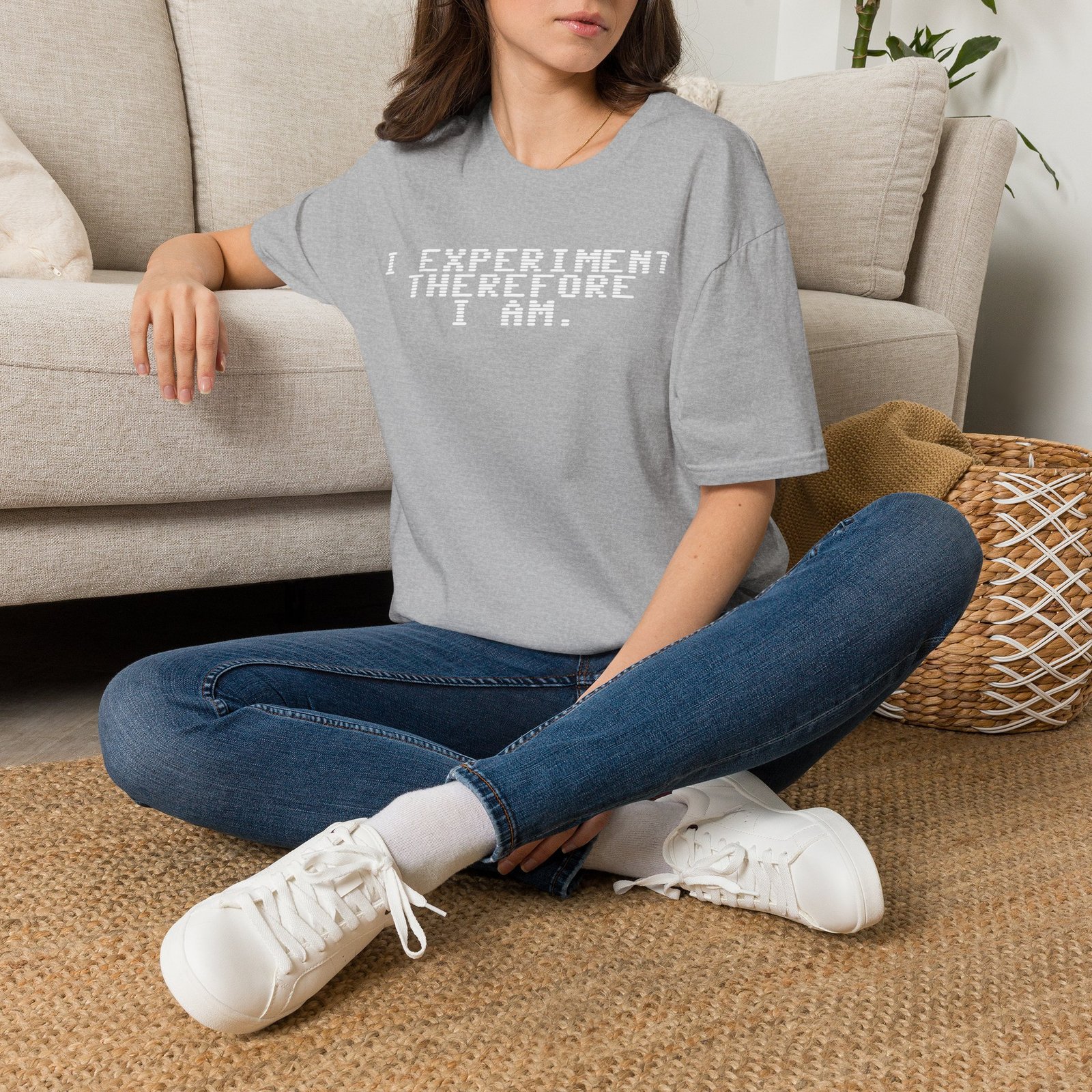 Robot Runway® T-Shirt — I Experiment Therefore I Am T-Shirt — Science Graphic Tee - Image 6
