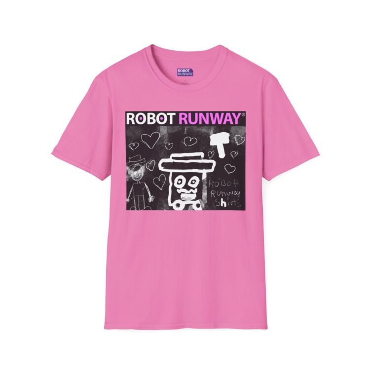 Robot Runway® Graphic T-Shirt — Retro Chalkboard Robot Tee