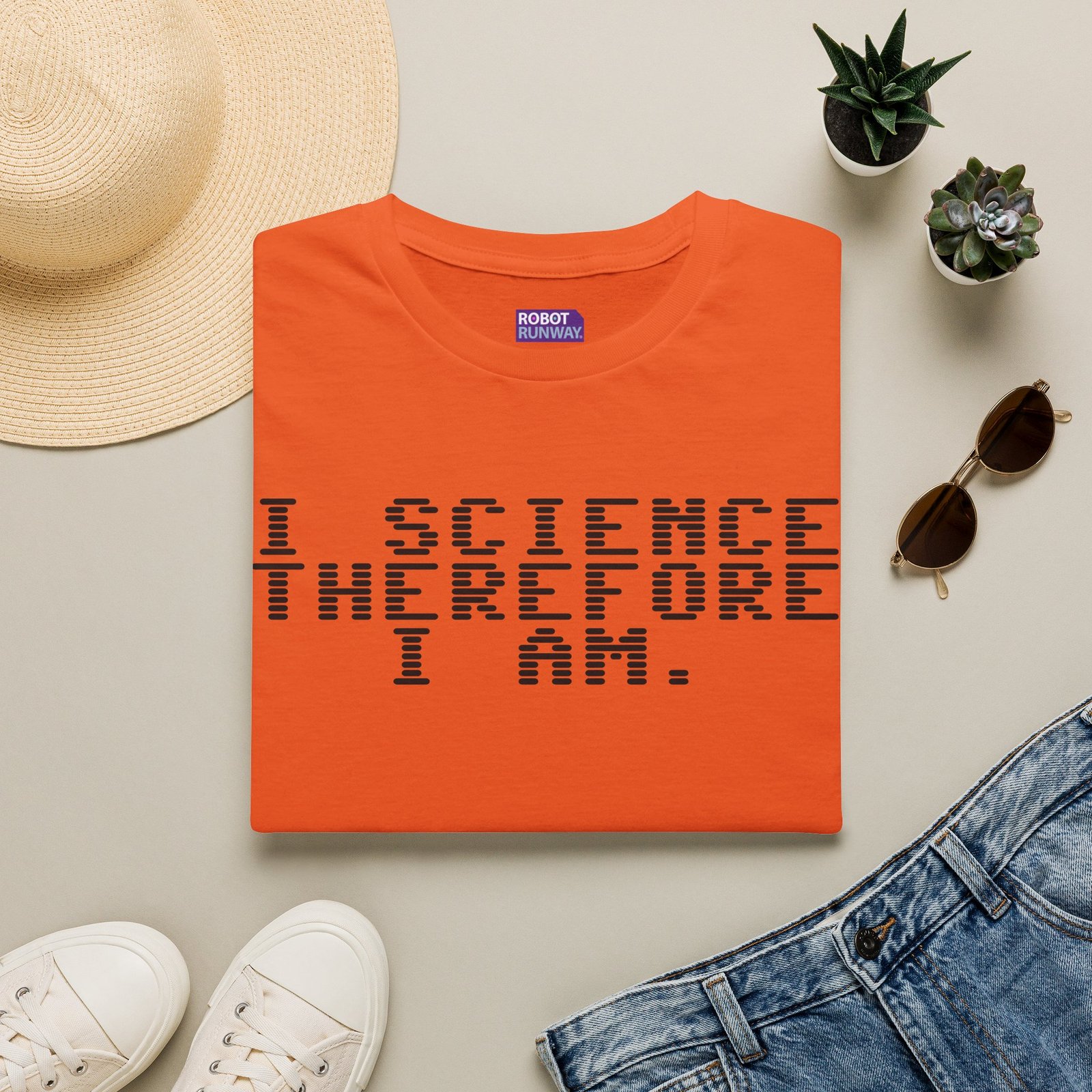 Robot Runway® — Science T-Shirt — "I Science Therefore I Am" Graphic Tee - Image 21